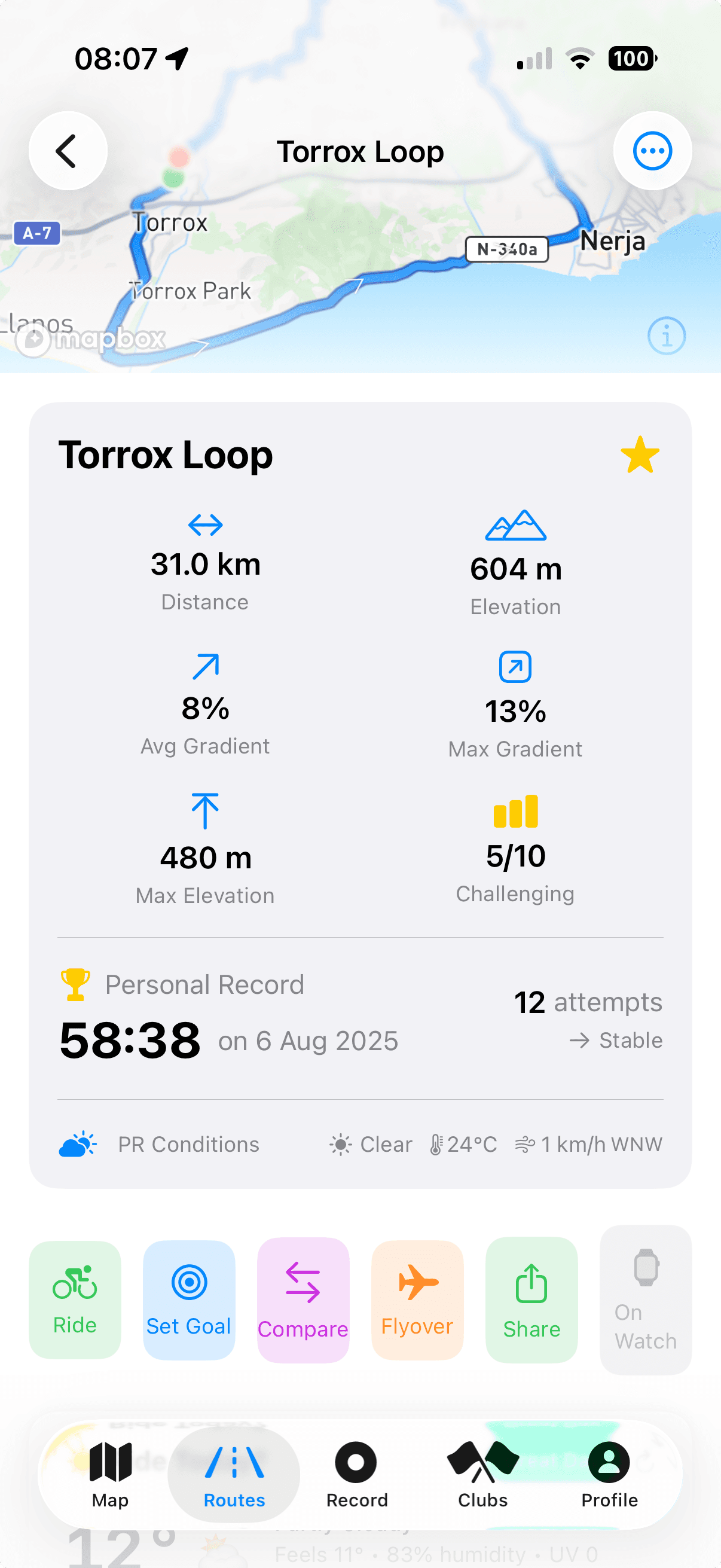 Atlas route detail